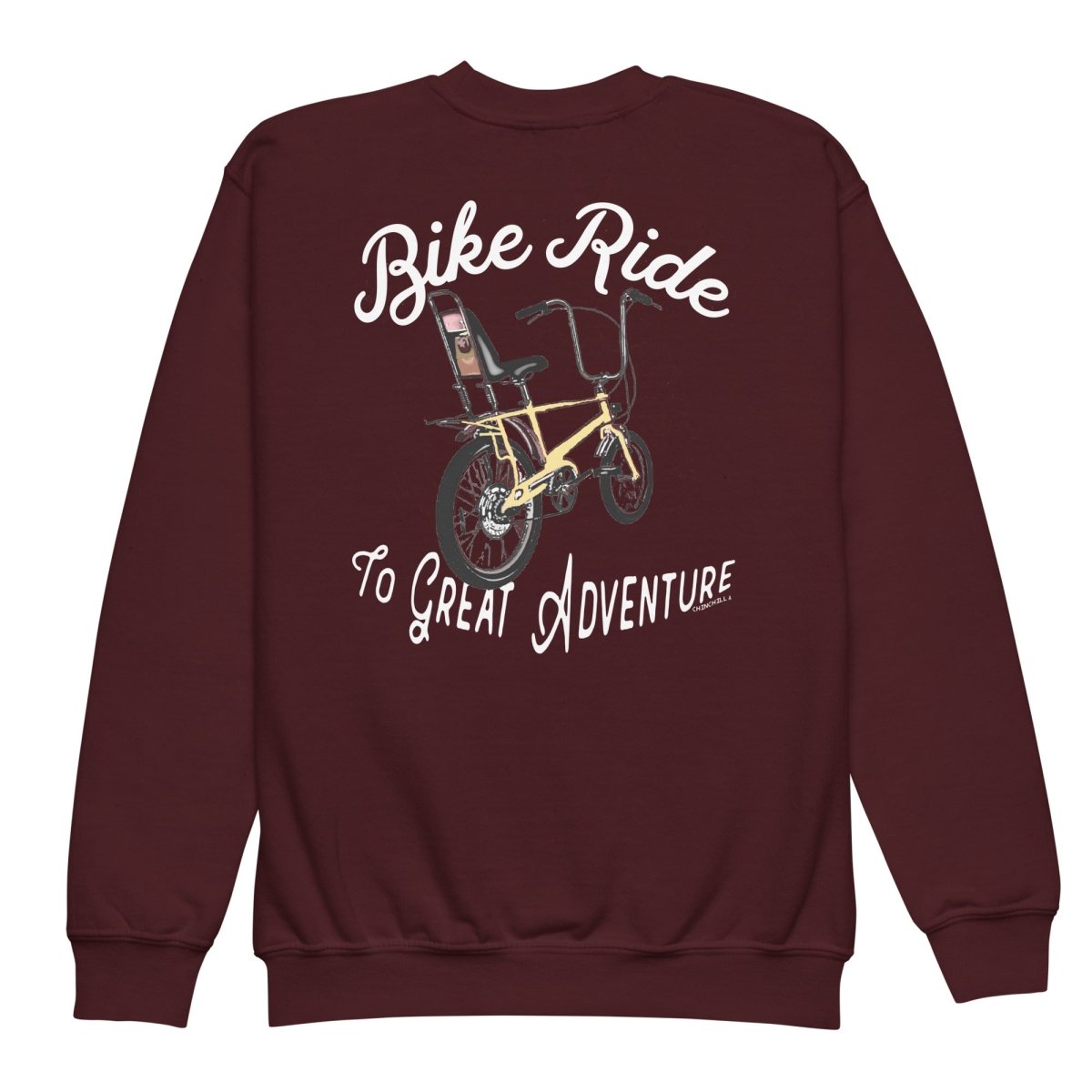 Chopper '75' Youth Crewneck Sweatshirt (Dark Colours) - Chinchilla Choons